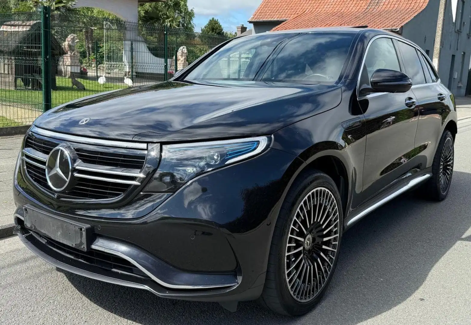 Mercedes-Benz EQC 400 EQC 400 4Matic  AMG Line HUD*BATTERIJCERTIFICAAT Noir - 1