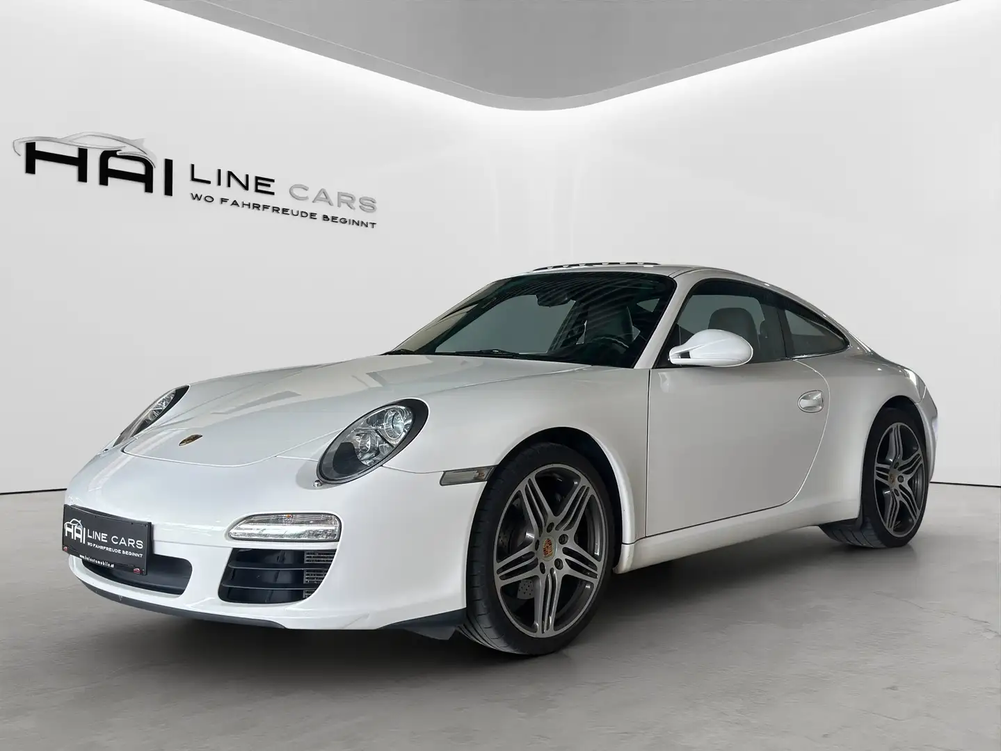 Porsche 997 Carrera Coupe Sportauspuff | Schiebedach | Navi Weiß - 1