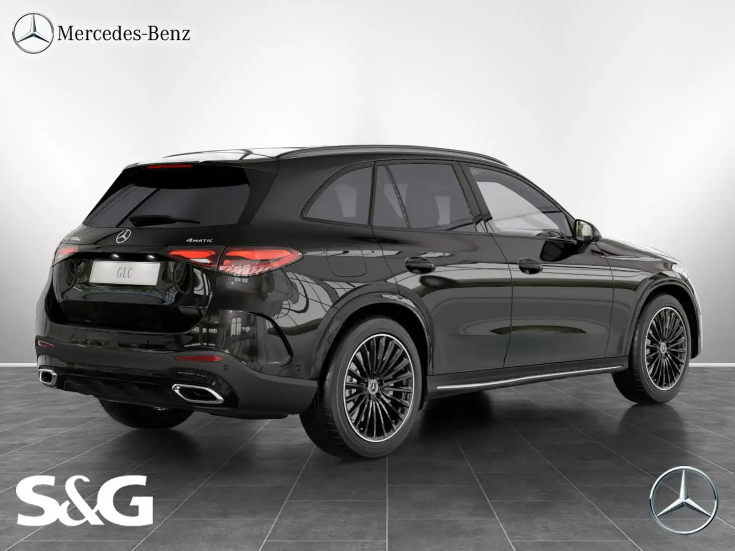 Mercedes-Benz GLC 450 d 4M AMG Standhz.+LED+Pano+HuD+Distronic Noir - 2