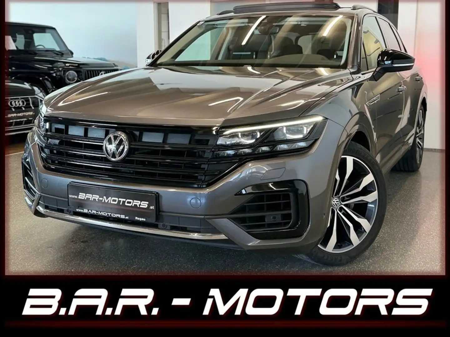 Volkswagen Touareg R-LINE*4MOTION*AHK*PANO*MATRIX*VIRTUAL*DYN Gris - 1
