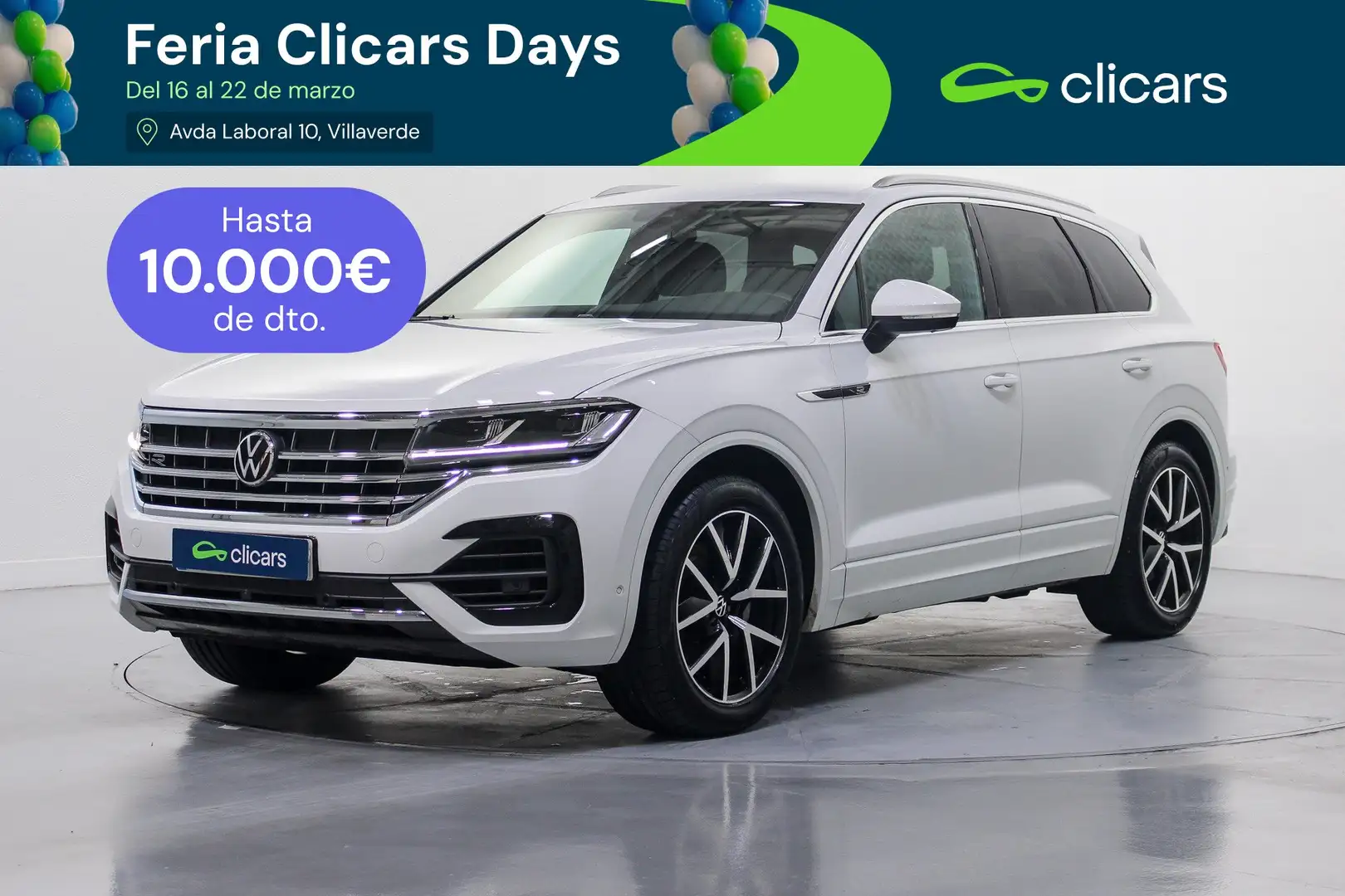Volkswagen Touareg 3.0TDI V6 Premium Tiptronic Elegance 4M 210kW Blanco - 1