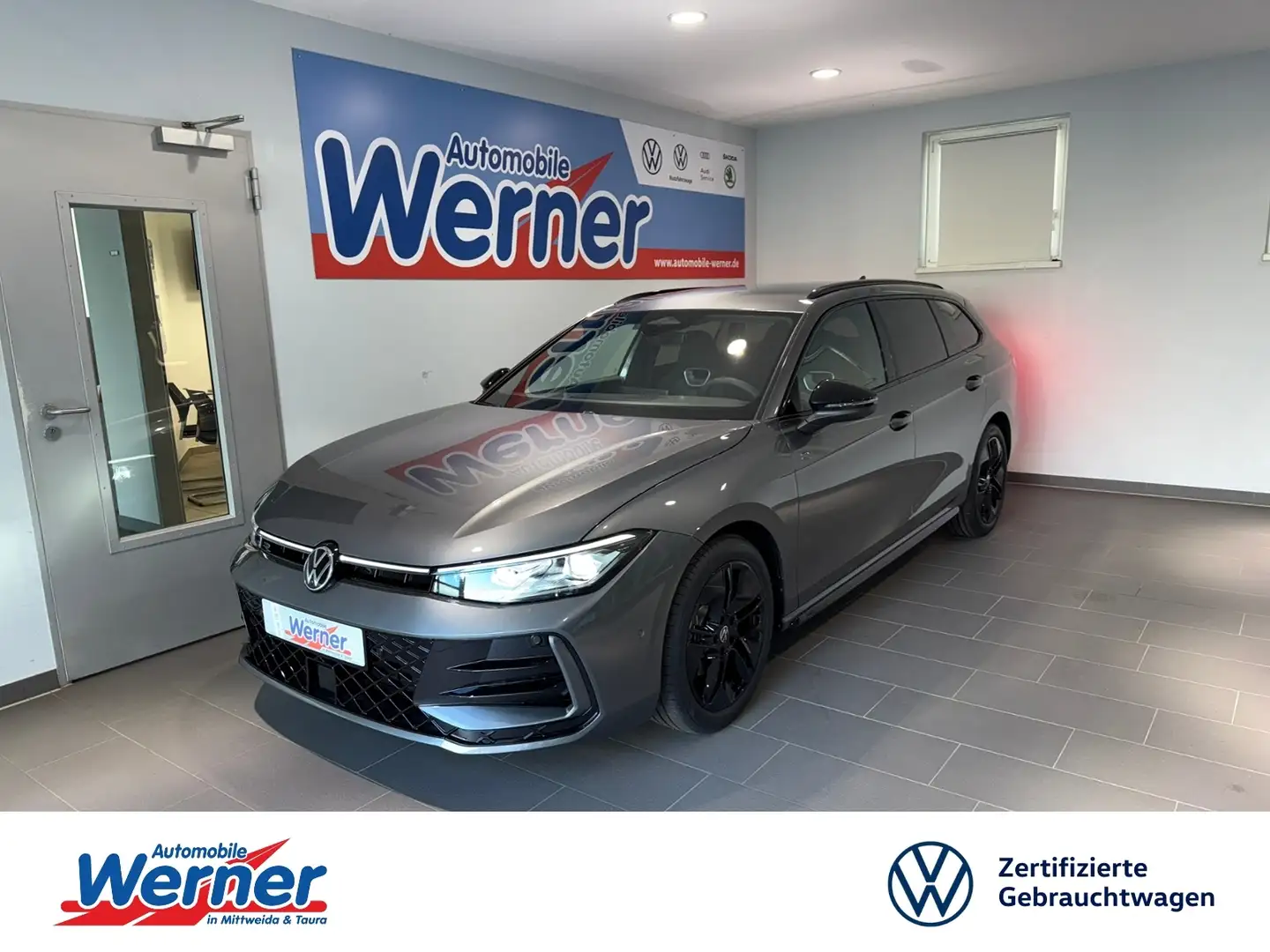 Volkswagen Passat Variant R-Line 2.0TDI AHK IQ.Light Gris - 1
