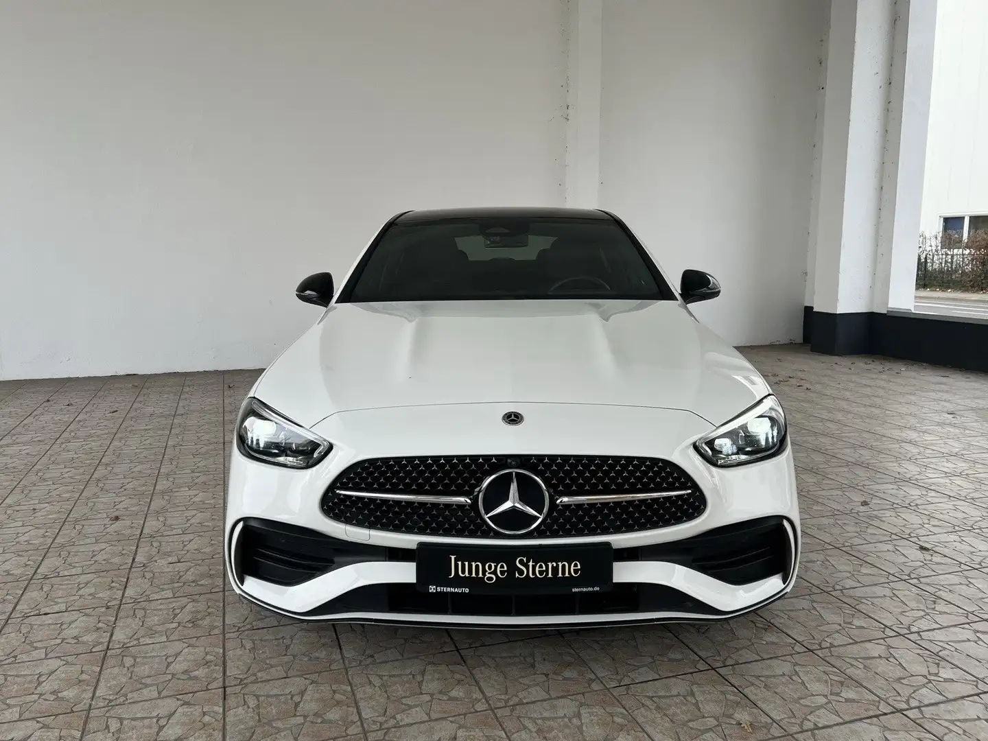 Mercedes-Benz C 220 C 220 d AMG Line/Pano.-Dach/Distronic/Digital Navi Weiß - 2
