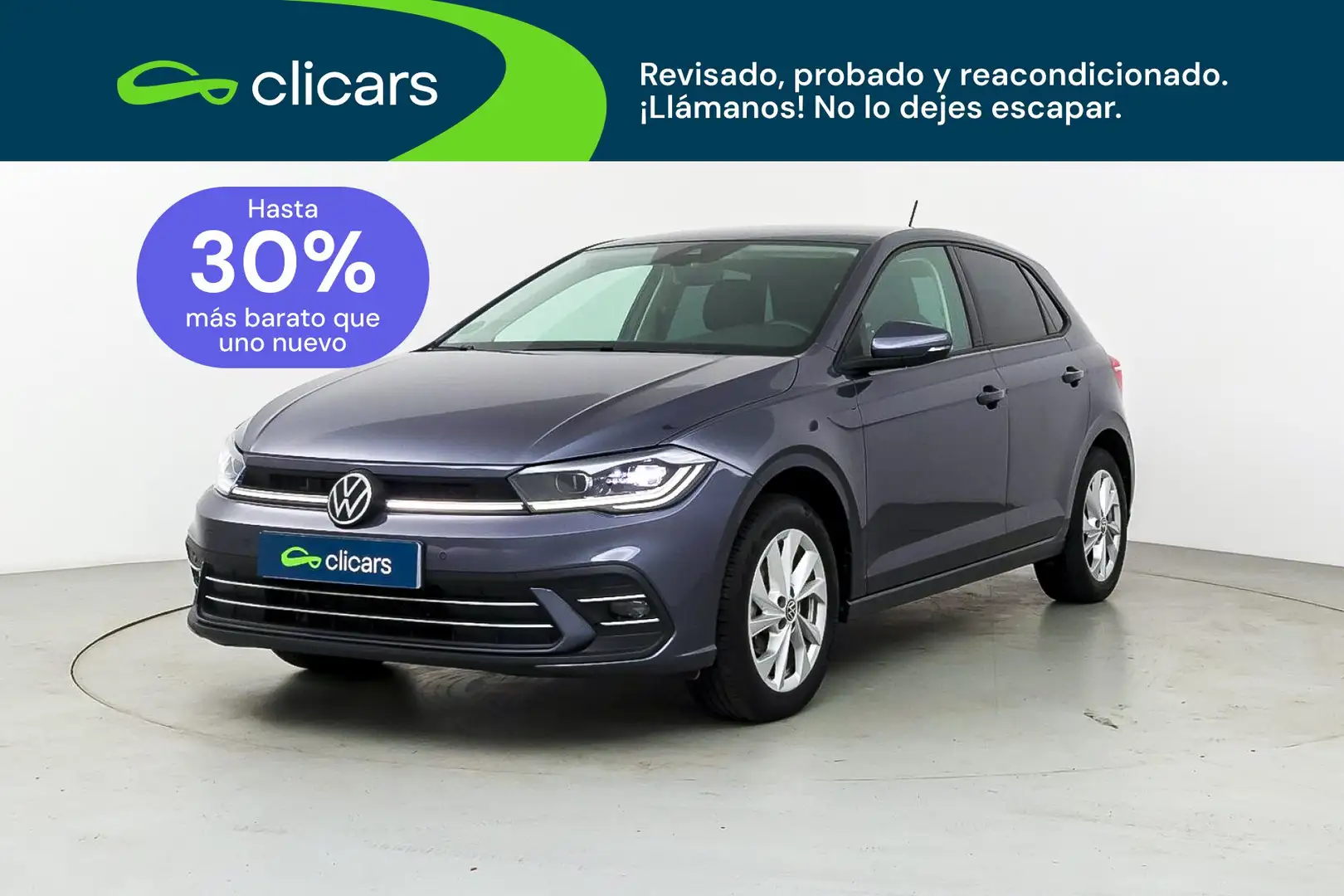 Volkswagen Polo 1.0 TSI Life DSG 70kW Gris - 1