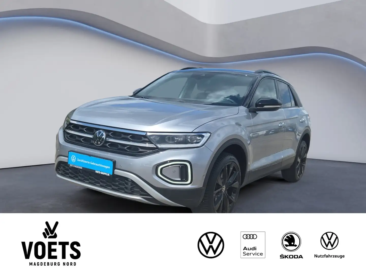 Volkswagen T-Roc 1.5TSI STYLE DSG Silber - 1