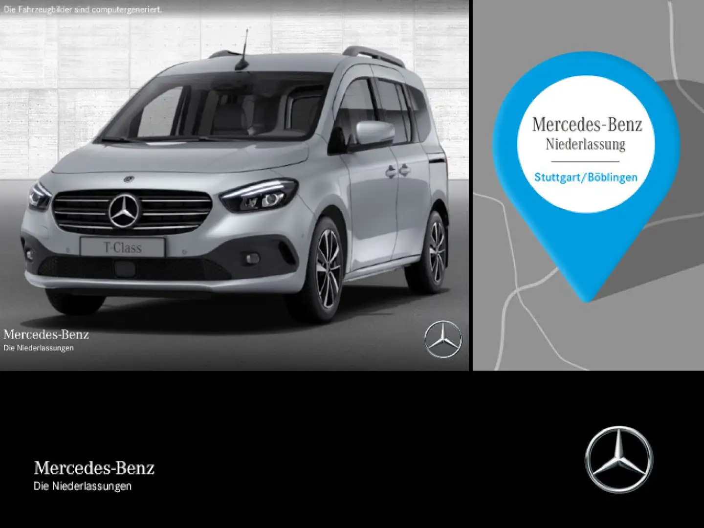 Mercedes-Benz T-Class T 180 EDITION+PROGRESSIVE+Klimaautom+Navi+PTS+DAB Silber - 1