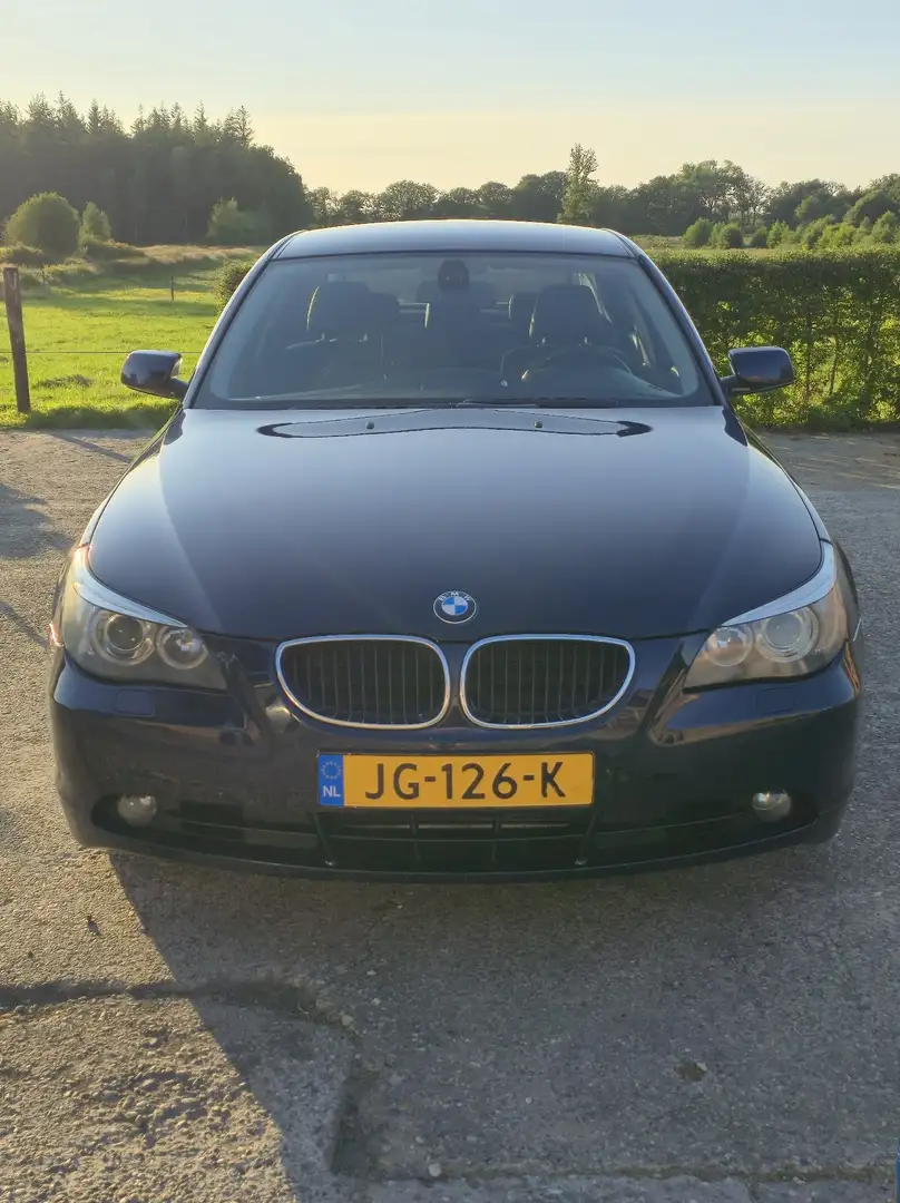 BMW 525 525i E60 Blauw - 1