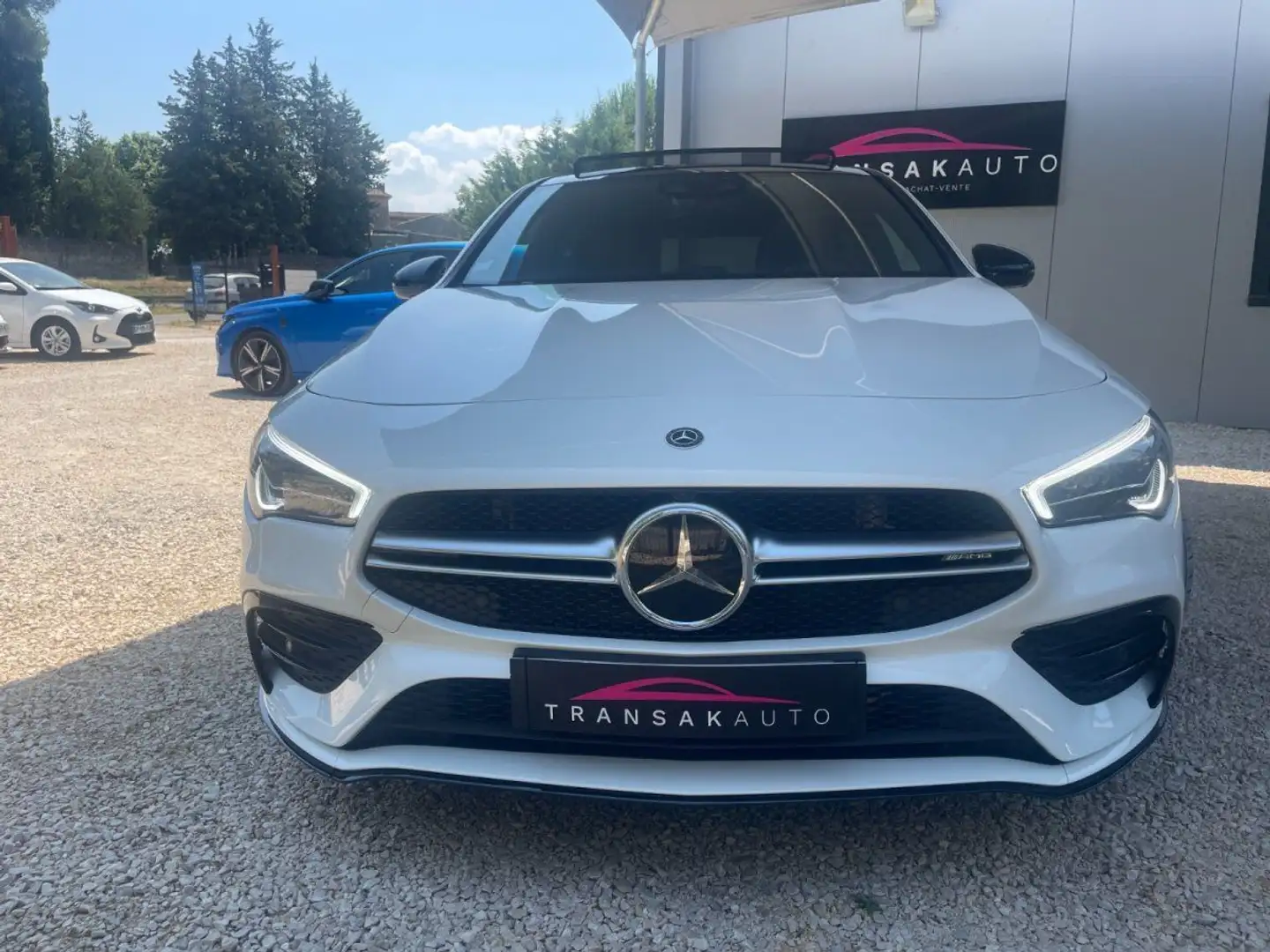 Mercedes-Benz CLA 35 AMG 35 AMG 2.0 Turbo 306ch 7G-DCT AMG 4Matic / Toit Ouvrant / Burmester / Malus Payé Weiß - 2