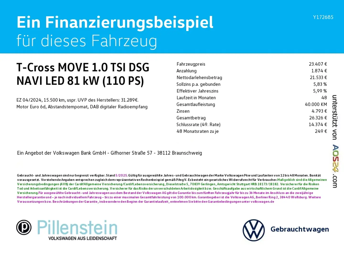 Volkswagen T-Cross MOVE 1.0 TSI DSG NAVI LED ACC SITZH. Weiß - 2