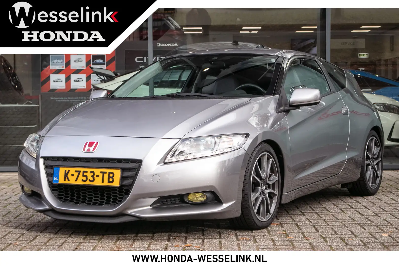 Honda CR-Z 1.5 i-Vtec IMA Sport | H&R verlaagd | Apple-carpla Grau - 1