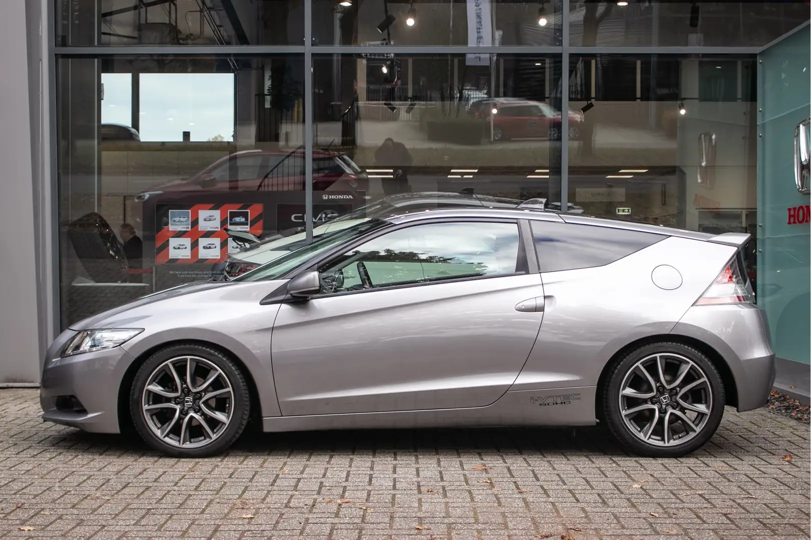 Honda CR-Z 1.5 i-Vtec IMA Sport | H&R verlaagd | Apple-carpla Grau - 2