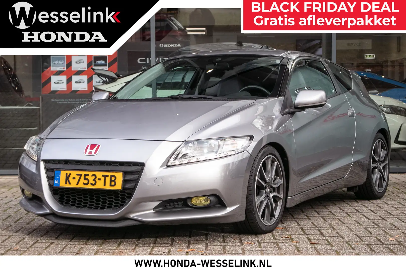 Honda CR-Z 1.5 i-Vtec IMA Sport | H&R verlaagd | Apple-carpla Grau - 1