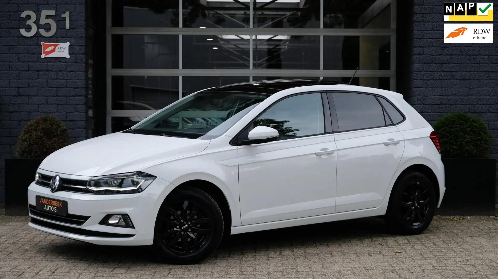 Volkswagen Polo 1.0 TSI 95PK ACC|CARPLAY|PANO|LED|NL AUTO Wit - 1
