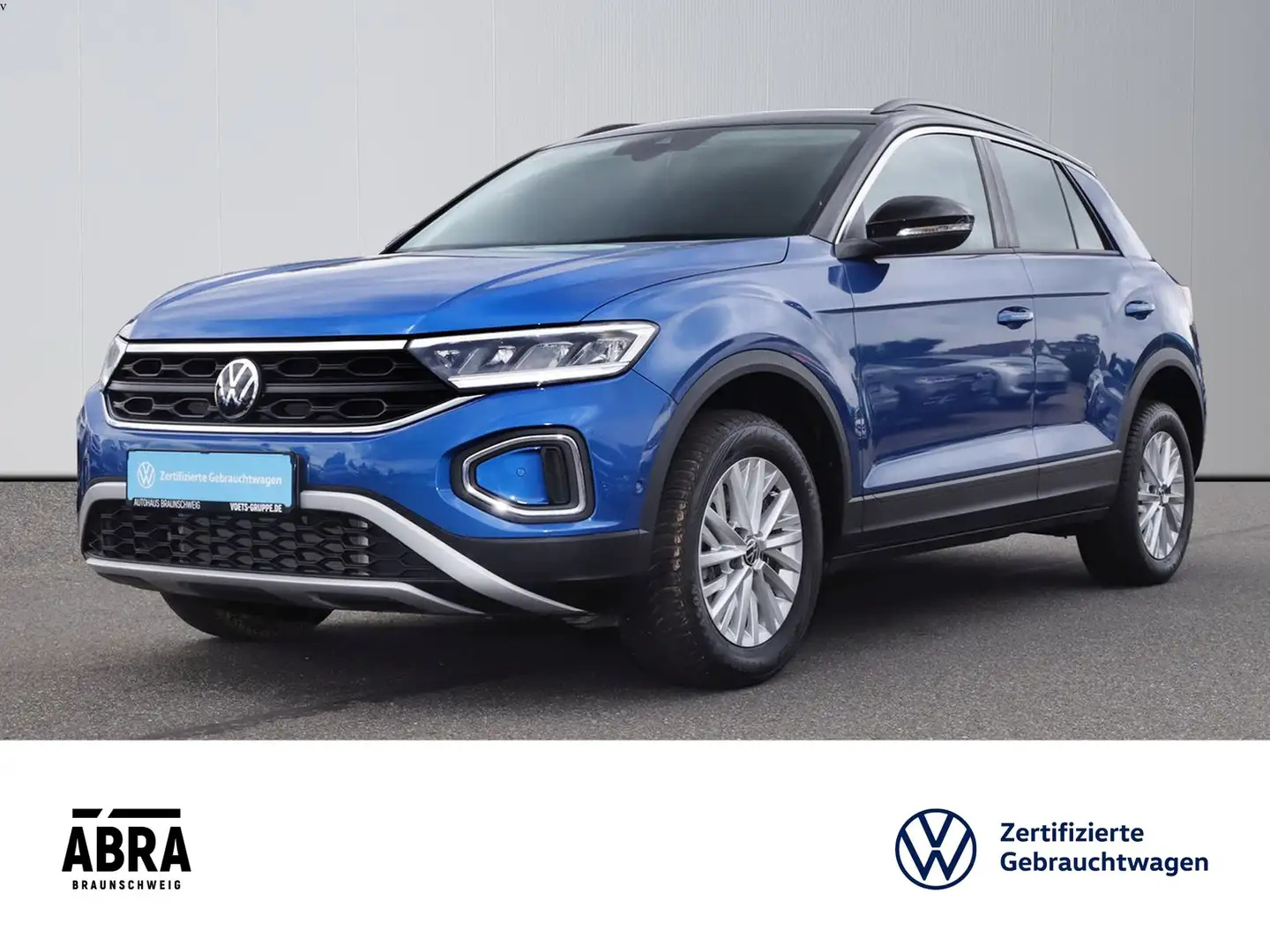 Volkswagen T-Roc 2.0 TDI Life DSG LED+PDC+NAVI+PHONE+DAB Blau - 1