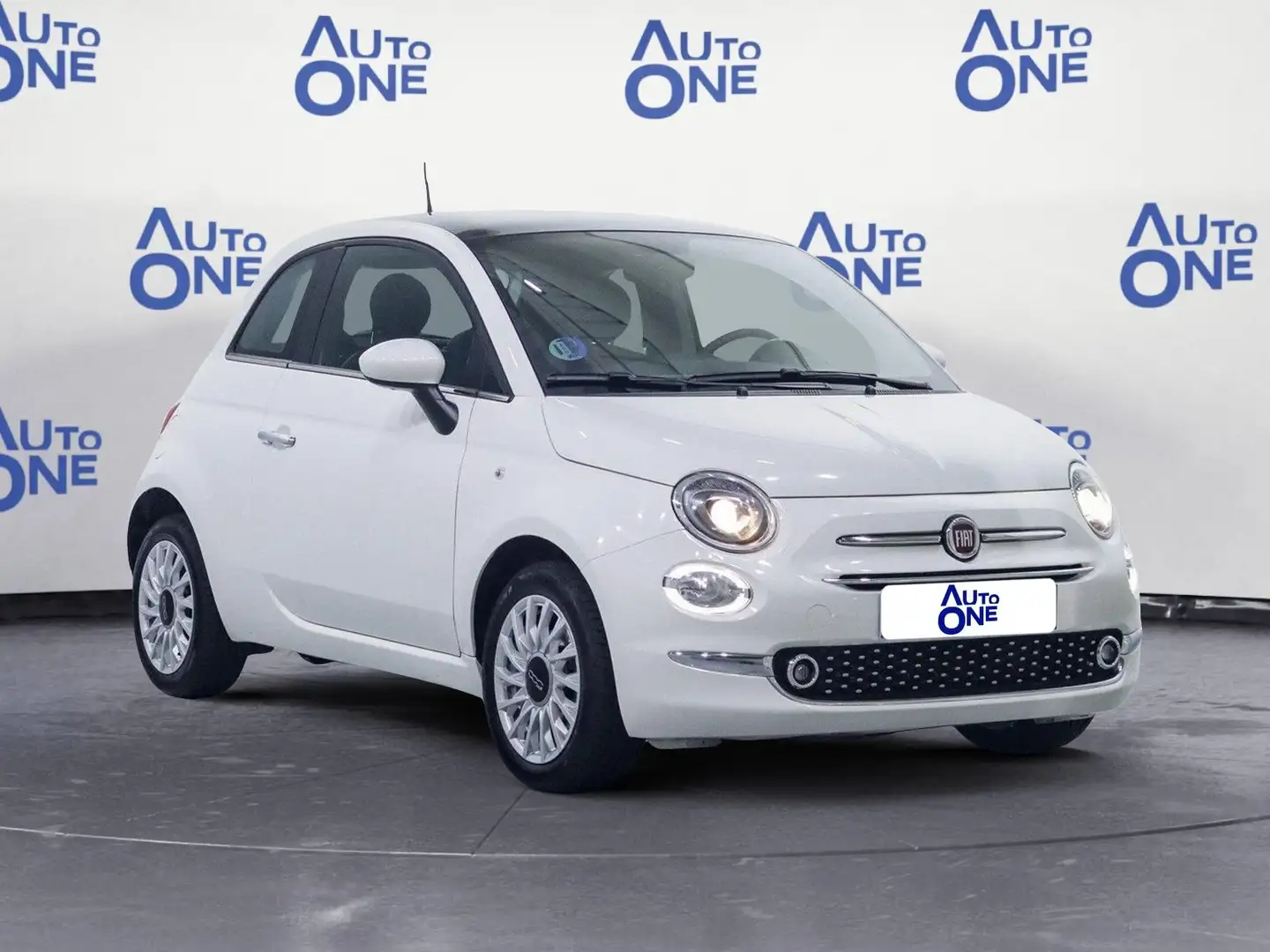 Fiat 500 1.0 HYBRID 70CV DOLCEVITA - BLACK - CLIMA AUT. Weiß - 1