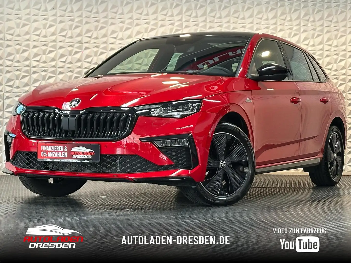 Skoda Scala 1.0TSI MONTE CARLO MATRIX#AHK#KEYLESS#SPUR Rouge - 1