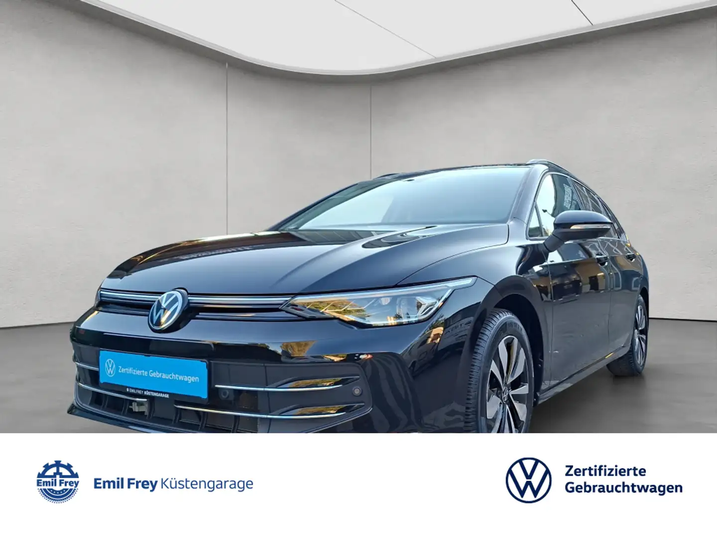 Volkswagen Golf VIII Variant 1.5 eTSI DSG Goal NAVI AHK GJR Schwarz - 1