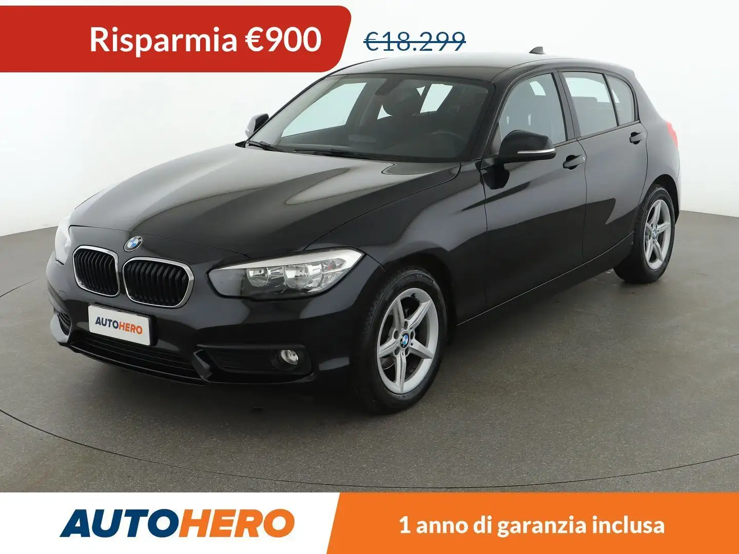 BMW 118 118i Advantage Nero - 1