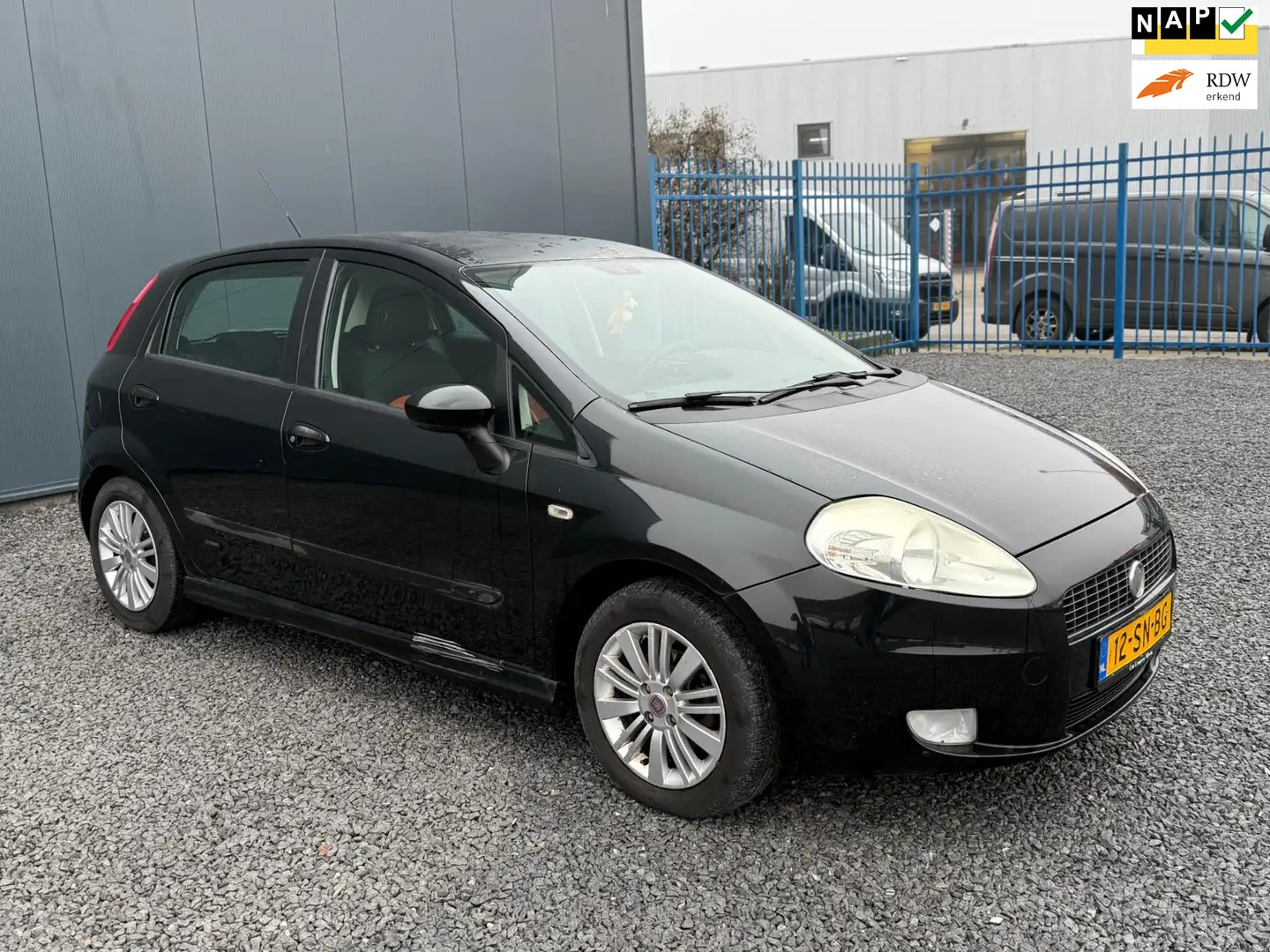 Fiat Grande Punto 1.4 Edizione Prima CLIMA!5DEURS!APK!KOOPJE! Schwarz - 1
