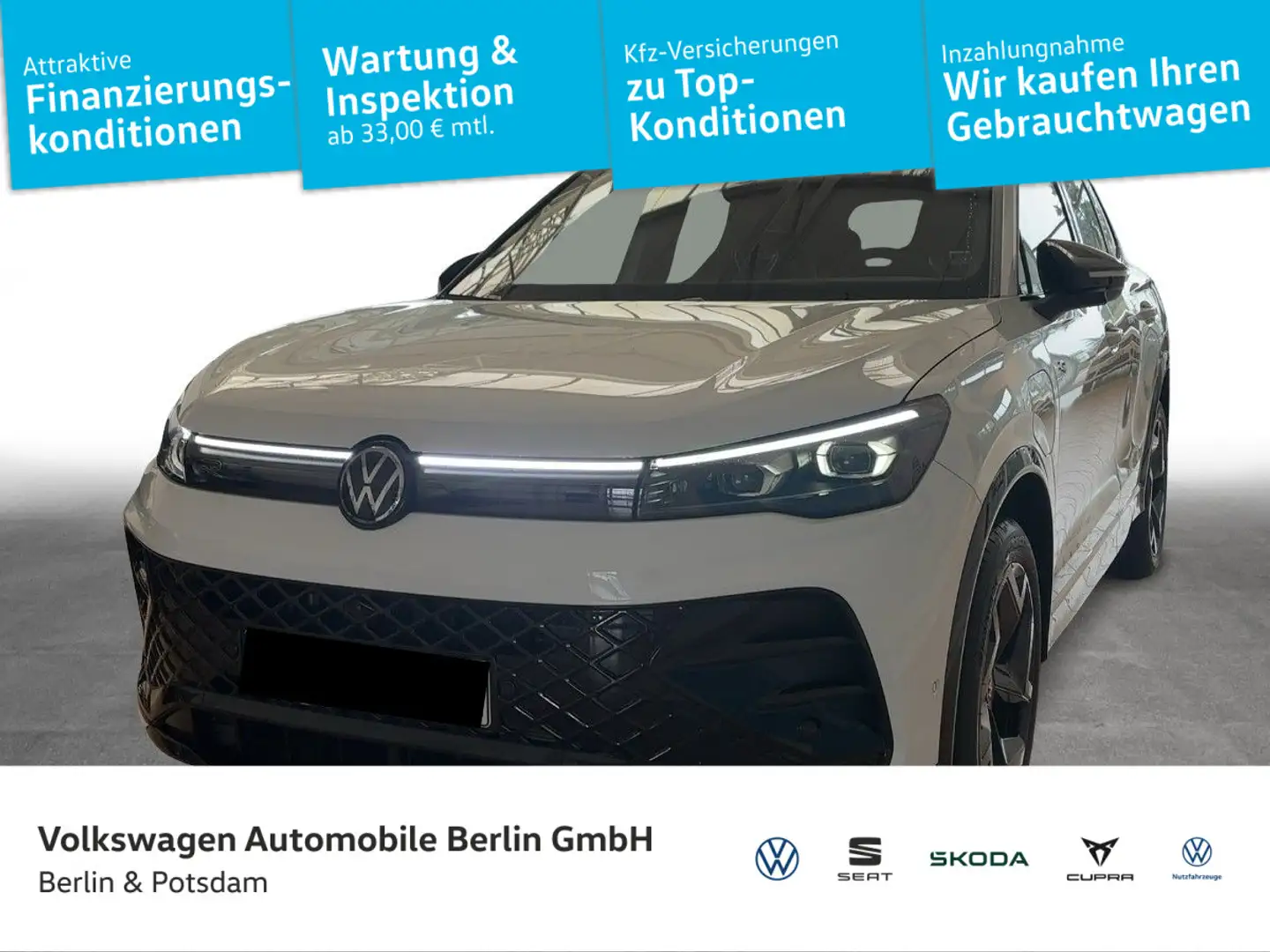 Volkswagen Tiguan 1,5 l eHybrid DSG R-Line Navi Weiß - 1
