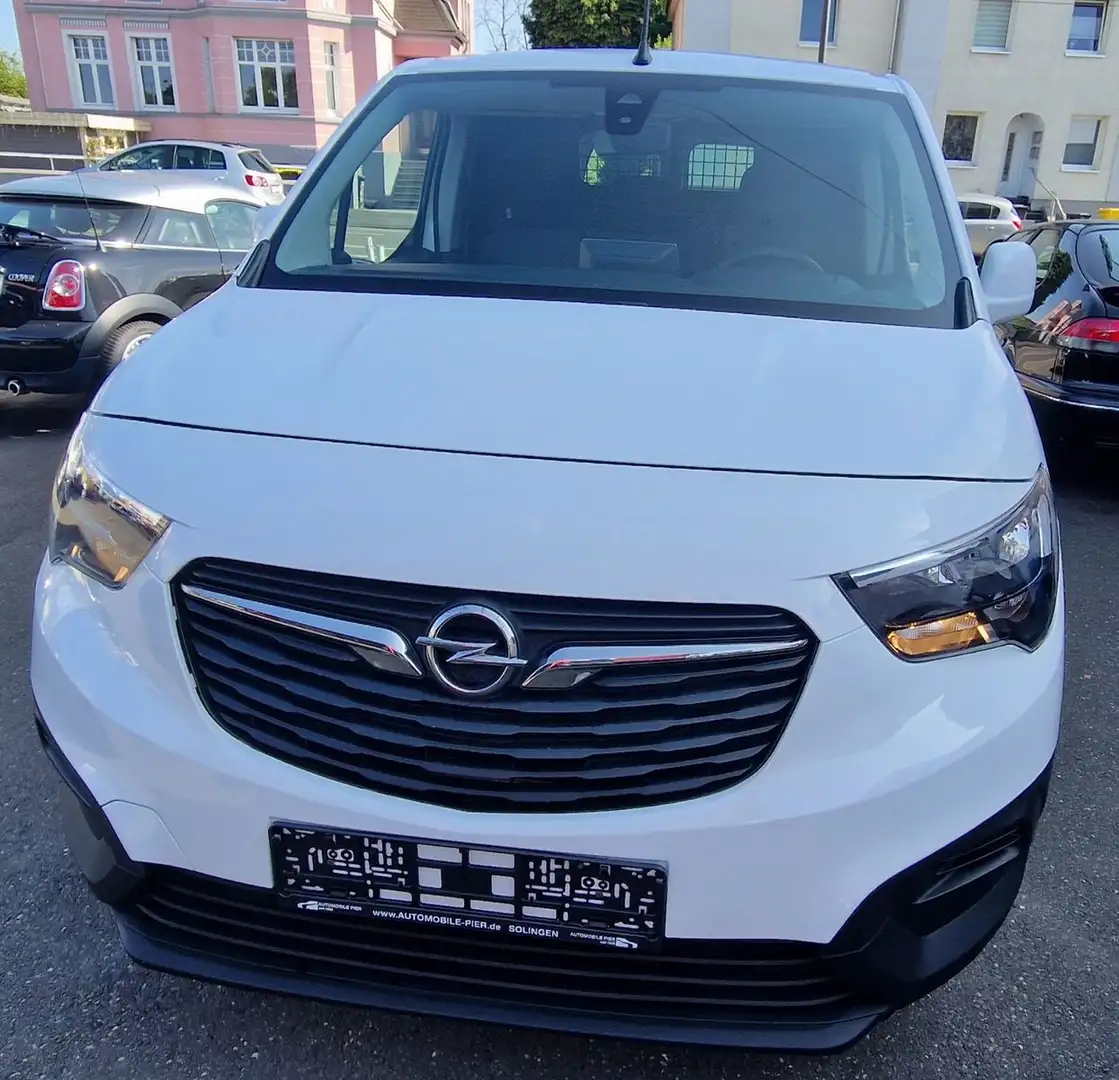 Opel Combo E Cargo Klima-3-Sitze-Holzboden Blanc - 2