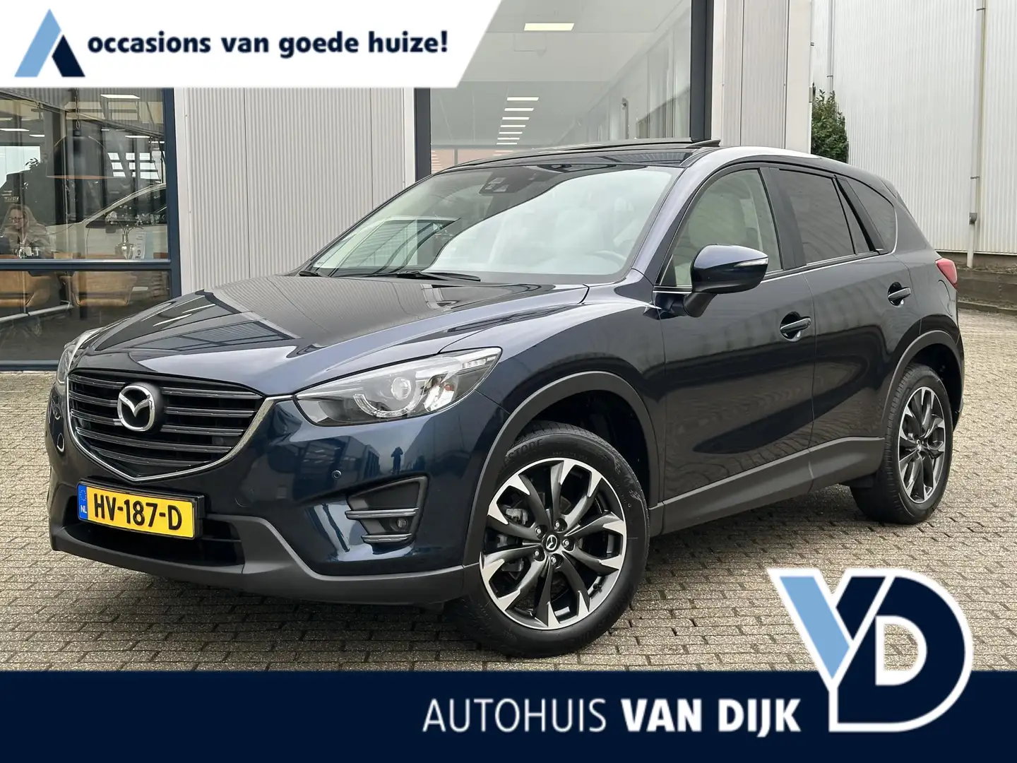 Mazda CX-5 2.0 SkyActiv-G 160 GT-M 4WD | Trekhaak/Schuifdak/L Blauw - 1