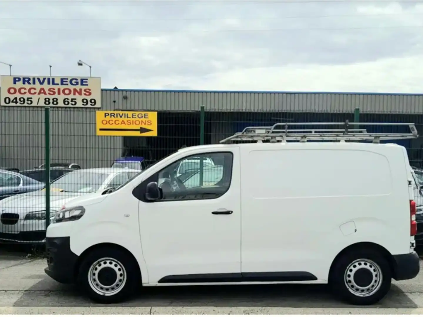 Citroen Jumpy 16 HDi utilitaire 3 places portes lat porte bagage Blanc - 1