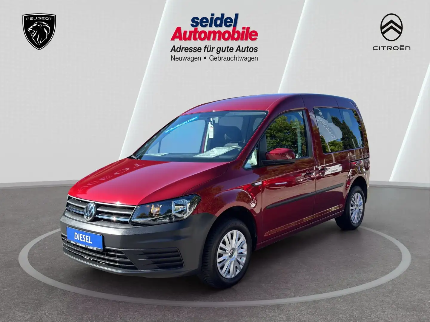 Volkswagen Caddy 2.0TDI BMT, Trendline, Klima, SHZ Rosso - 1