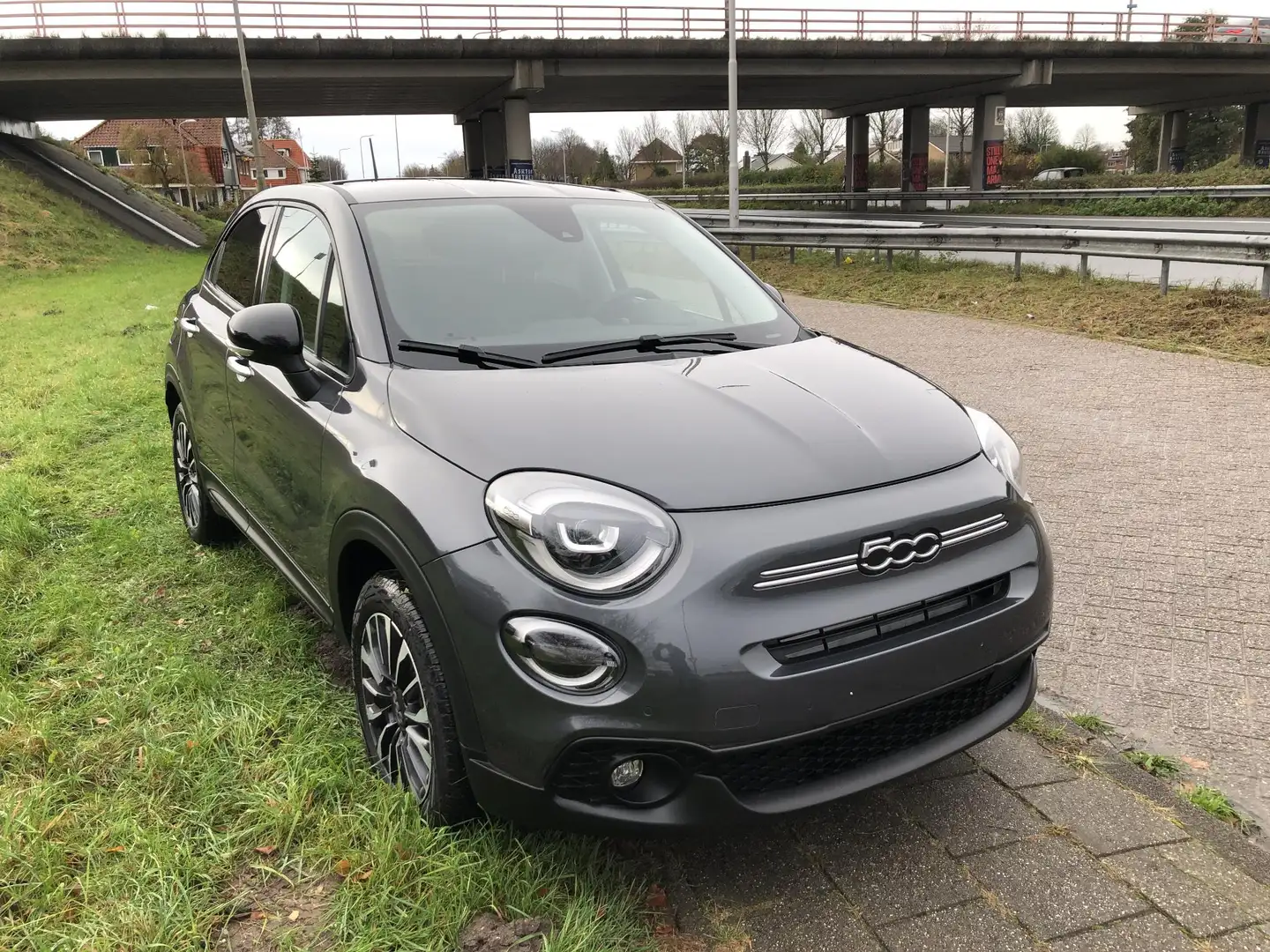 Fiat 500X 1.5 Hybrid Club Automaat CLIMATE|APPLE/ANDROID|CAM Grijs - 2