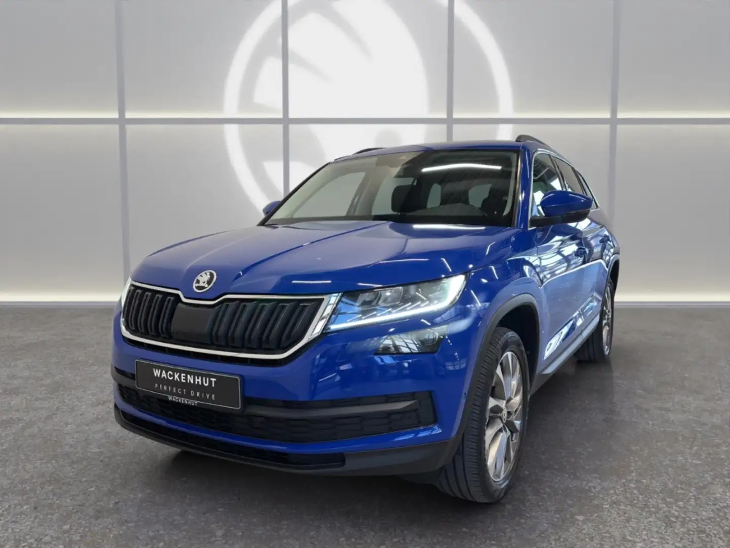 Skoda Kodiaq CLEVER 2.0l TDI ACC+DSG+PANO+AHK+COLUMBUS Blau - 2