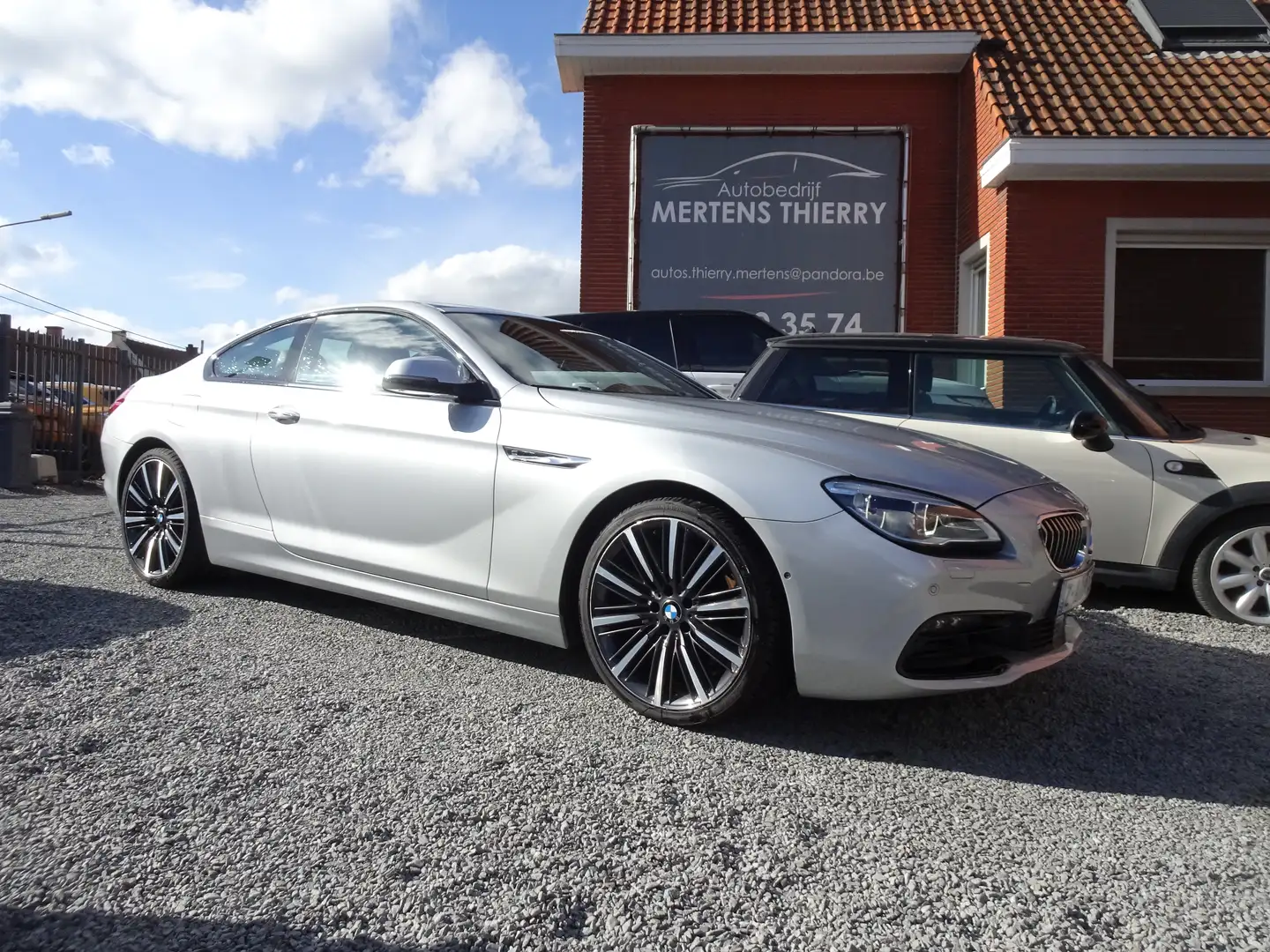 BMW 650 6 COUPE - 2015 (vierwiel besturing systeem ) Silver - 2