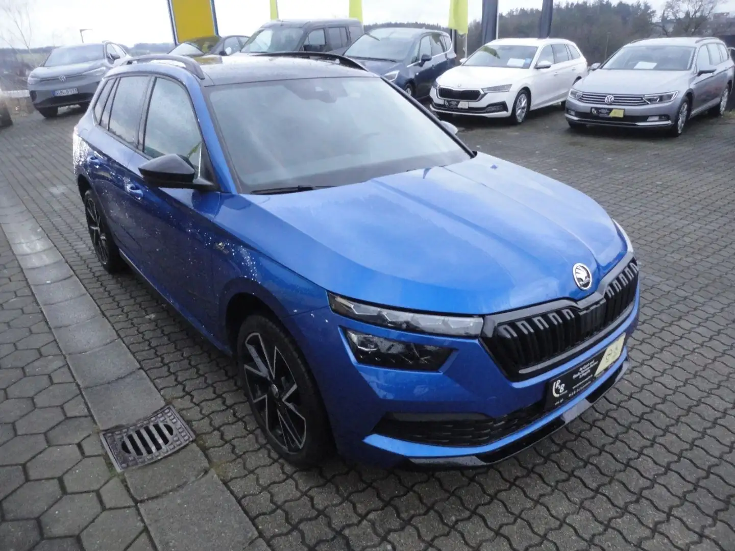 Skoda Kamiq Monte  Carlo  1.0 TSI  Euro6d Bleu - 2