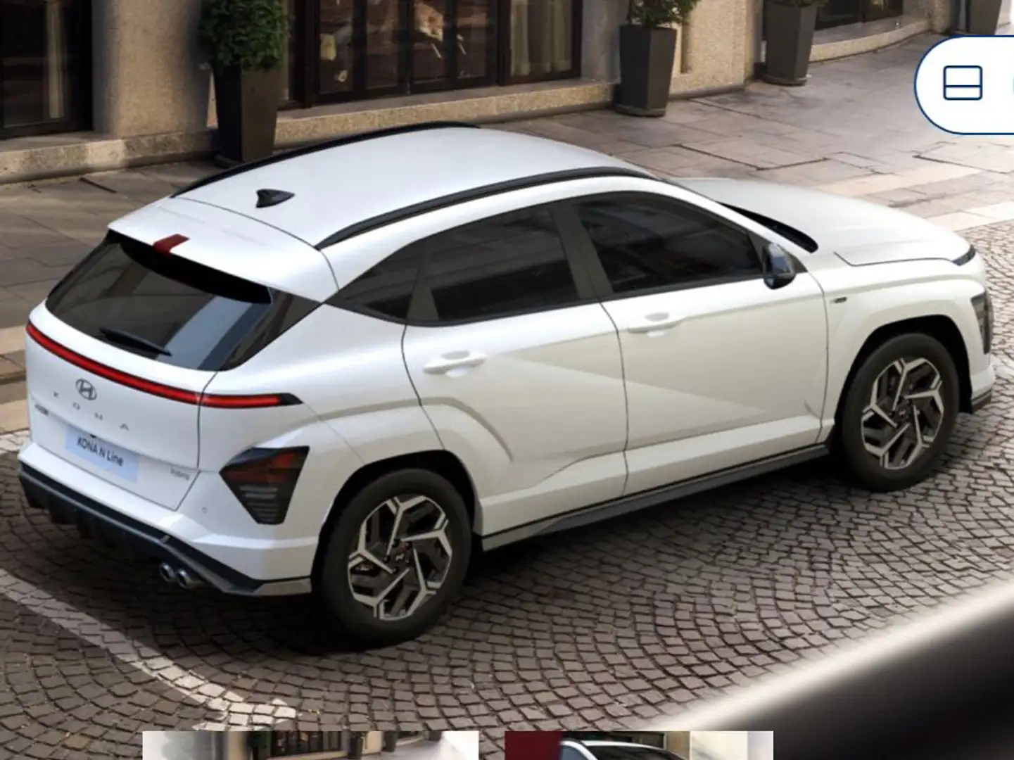 Hyundai KONA NEW KONA 1.6 HEV DCT N LINE Bianco - 2