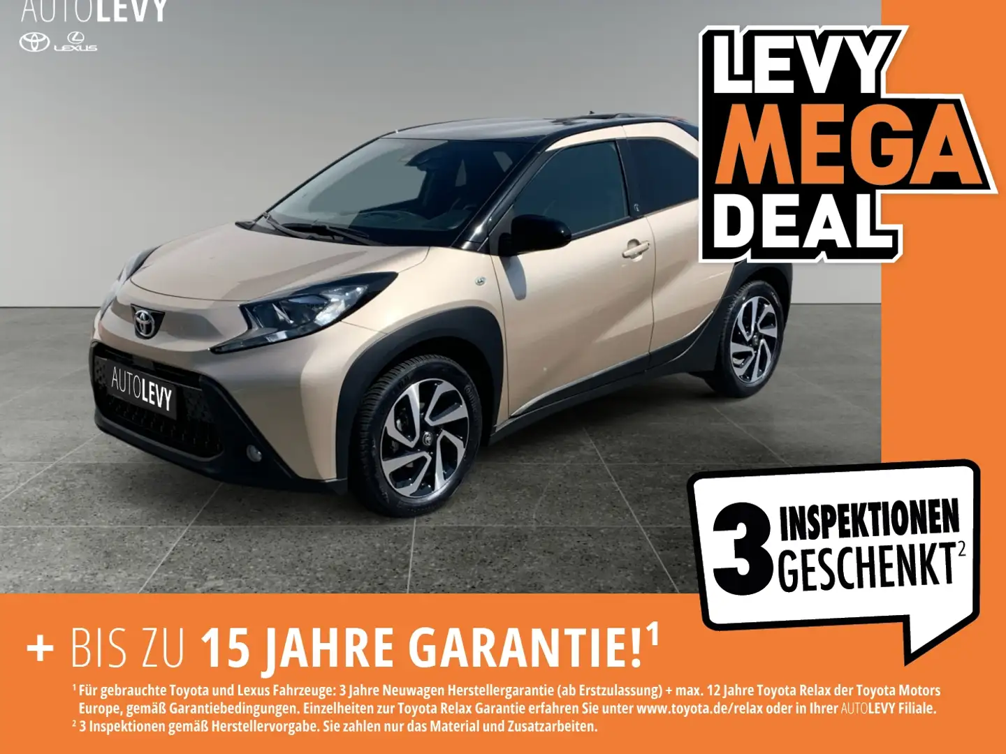 Toyota Aygo X Team D Automatik Sitzhzg*CarPlay*Kamera Plateado - 1