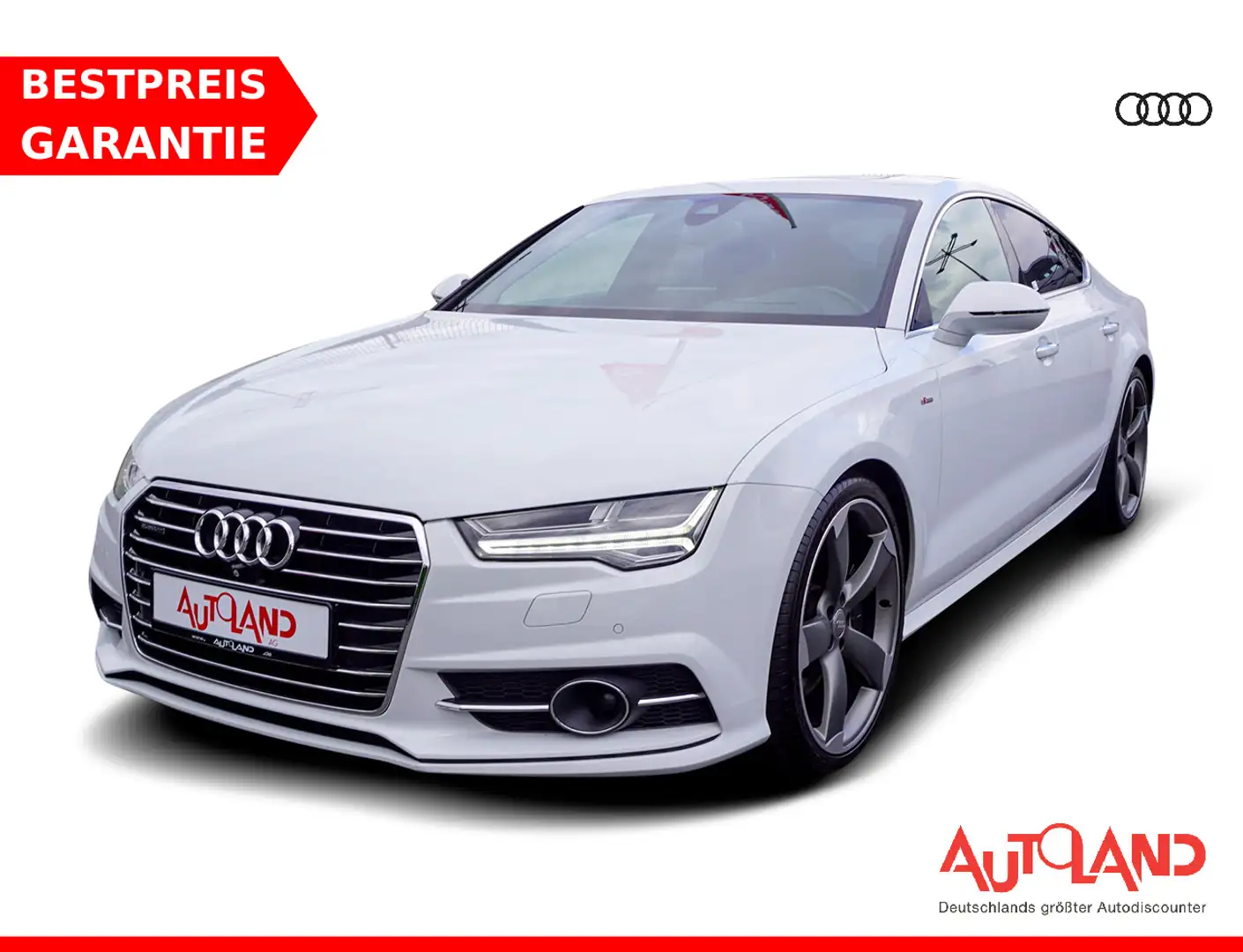 Audi A7 3.0 TDI quattro competition LED Navi ACC Blanc - 1