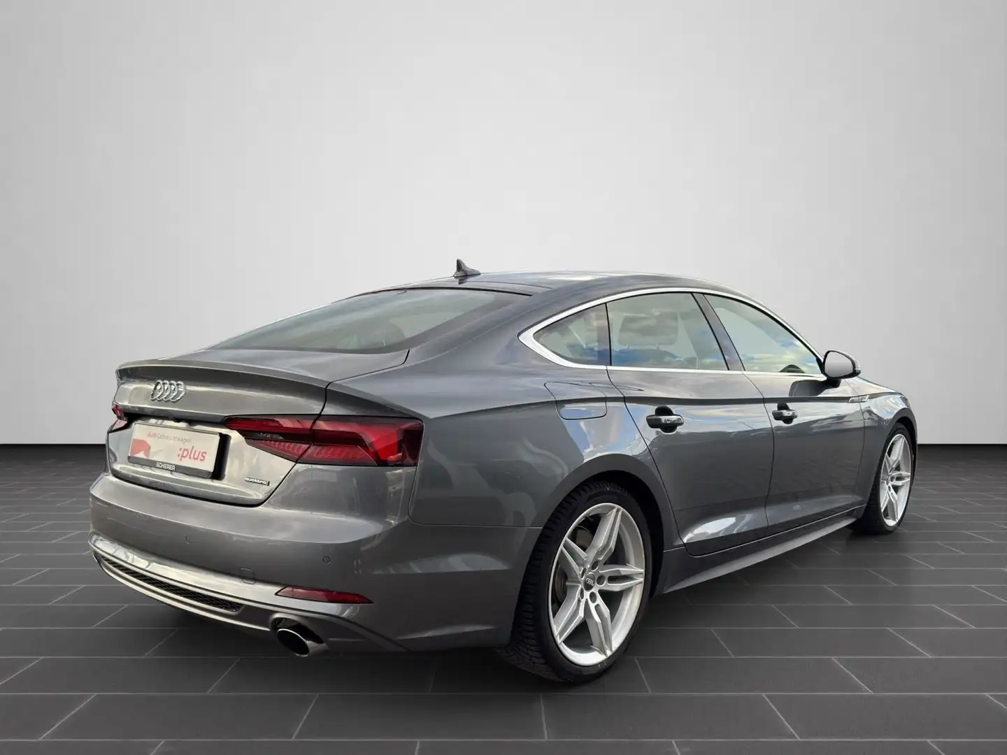 Audi A5 Sport 2.0 TFSI Quattro S line NAVI Gris - 2