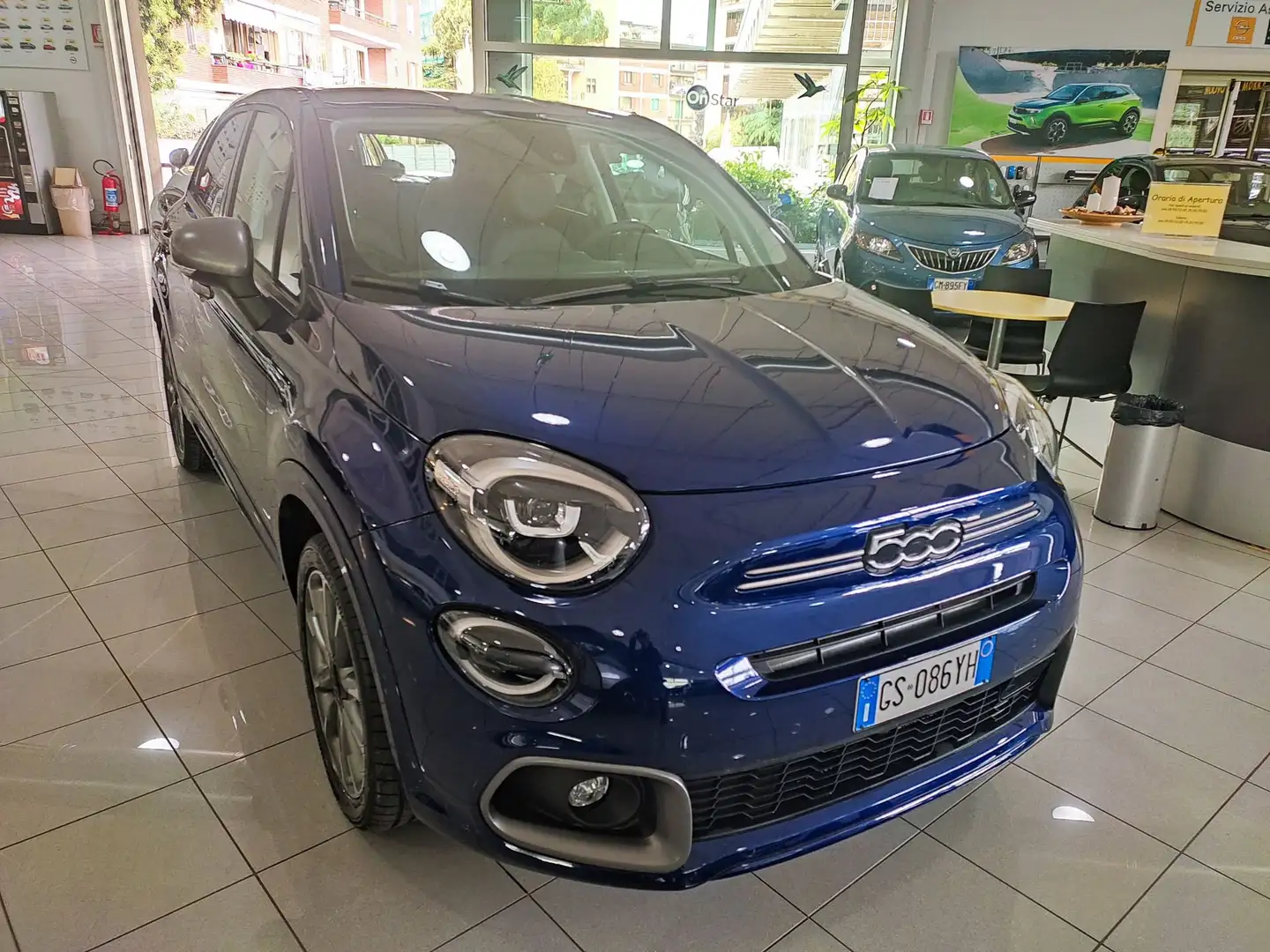Fiat 500X 1.5 T4 Hybrid 130 CV DCT Sport Blau - 2