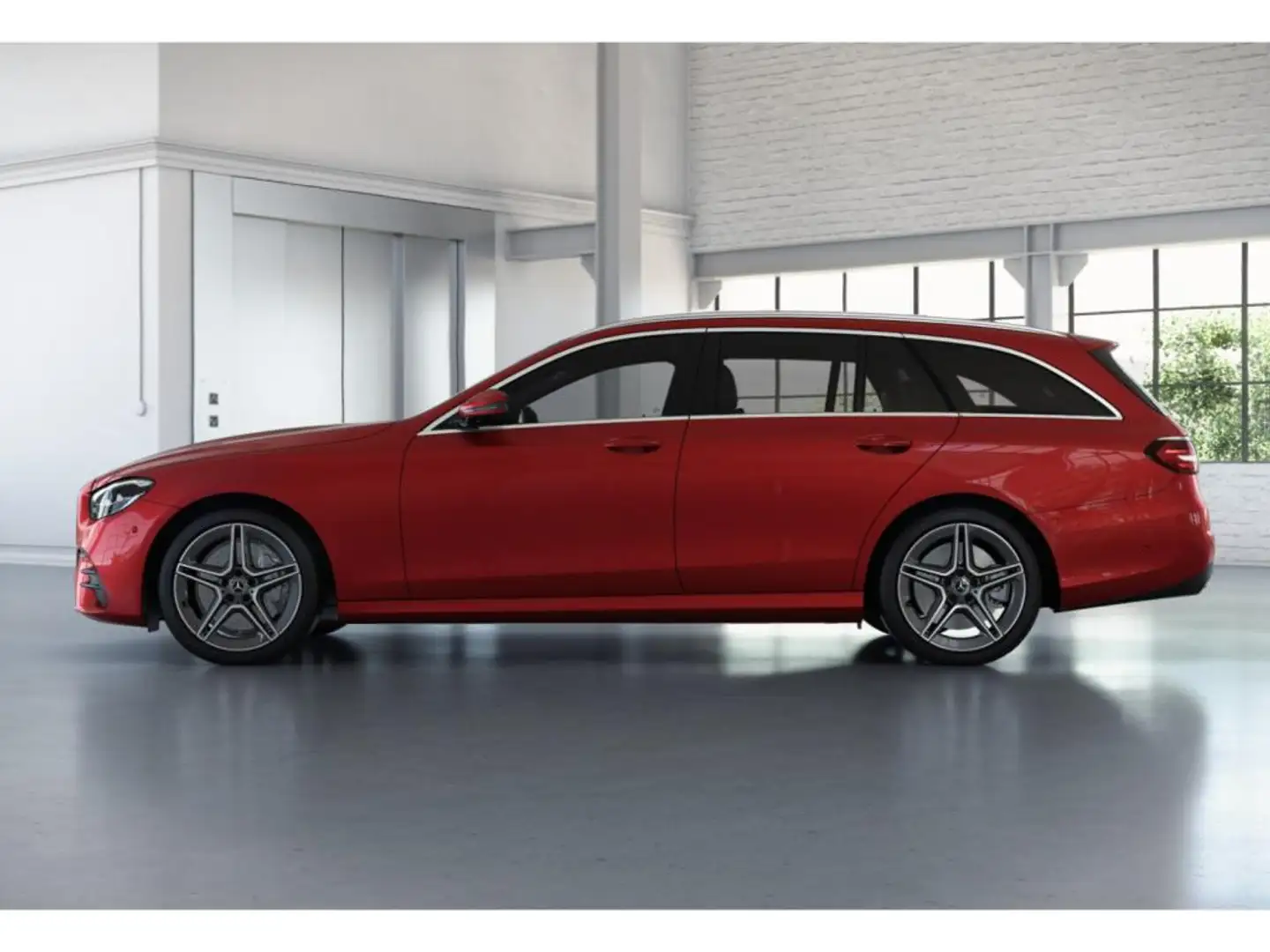 Mercedes-Benz E 300 de 4MATIC T AMG MEMORY+TOTWINKEL+360°+18" Rot - 2