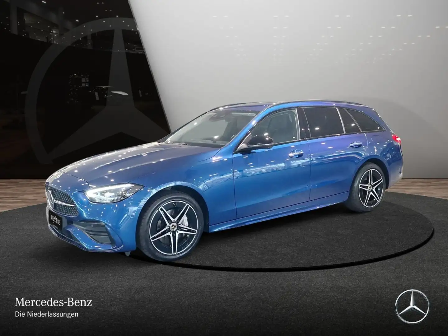 Mercedes-Benz C 300 e T AMG+NIGHT+360+AHK+BURMESTER+SITZKLIMA+9G Blau - 2