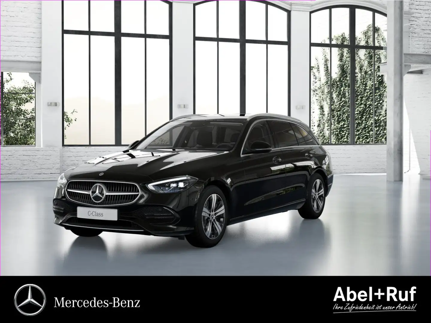 Mercedes-Benz C 220 d T AVANTGARDE+LED+Kamera+Ambi+CarPlay+AHK Schwarz - 1