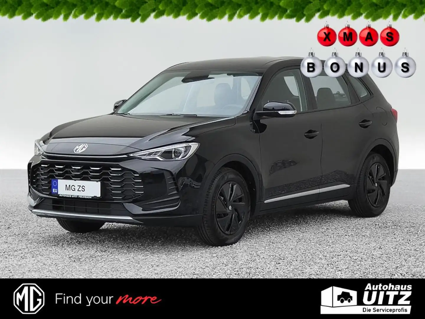MG ZS Hybrid+ Select AUT+Navi+RKam+Klima+PTS Schwarz - 1