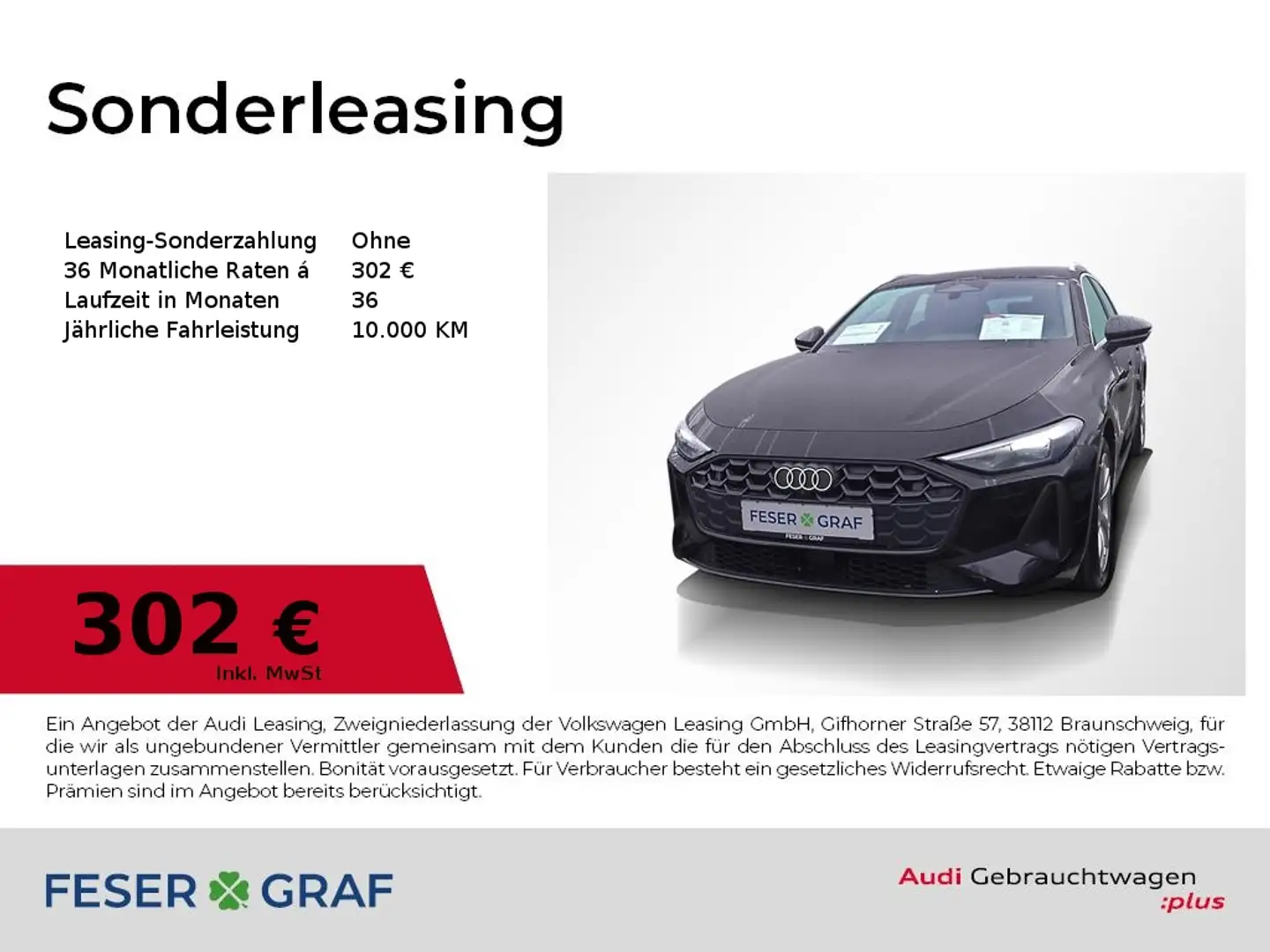 Audi A5 Avant TFSI ACC LED Leder Navi RüKa Sitzh. 18" Schwarz - 1