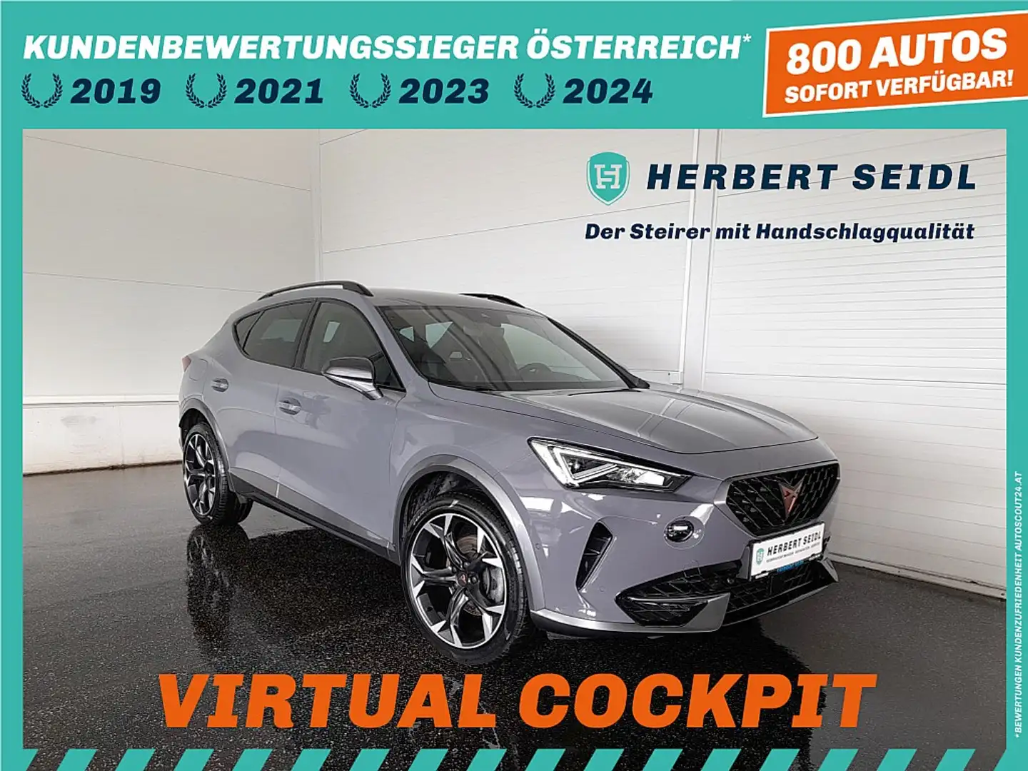 CUPRA Formentor 4x4 2,0 TDI DSG *19 ZOLL / VOLL-LED / VIRTUELL ... Grau - 1