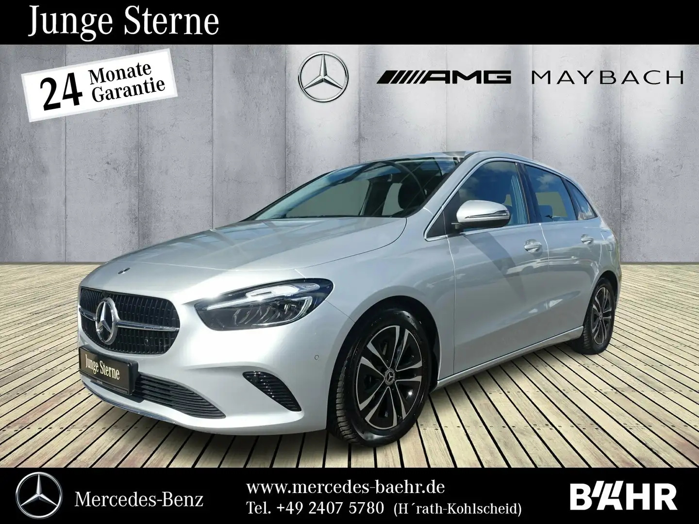 Mercedes-Benz B 200 B 200 d Progressive/MBUX-Navi/LED/RFK/SHZ/LMR17" Silber - 1