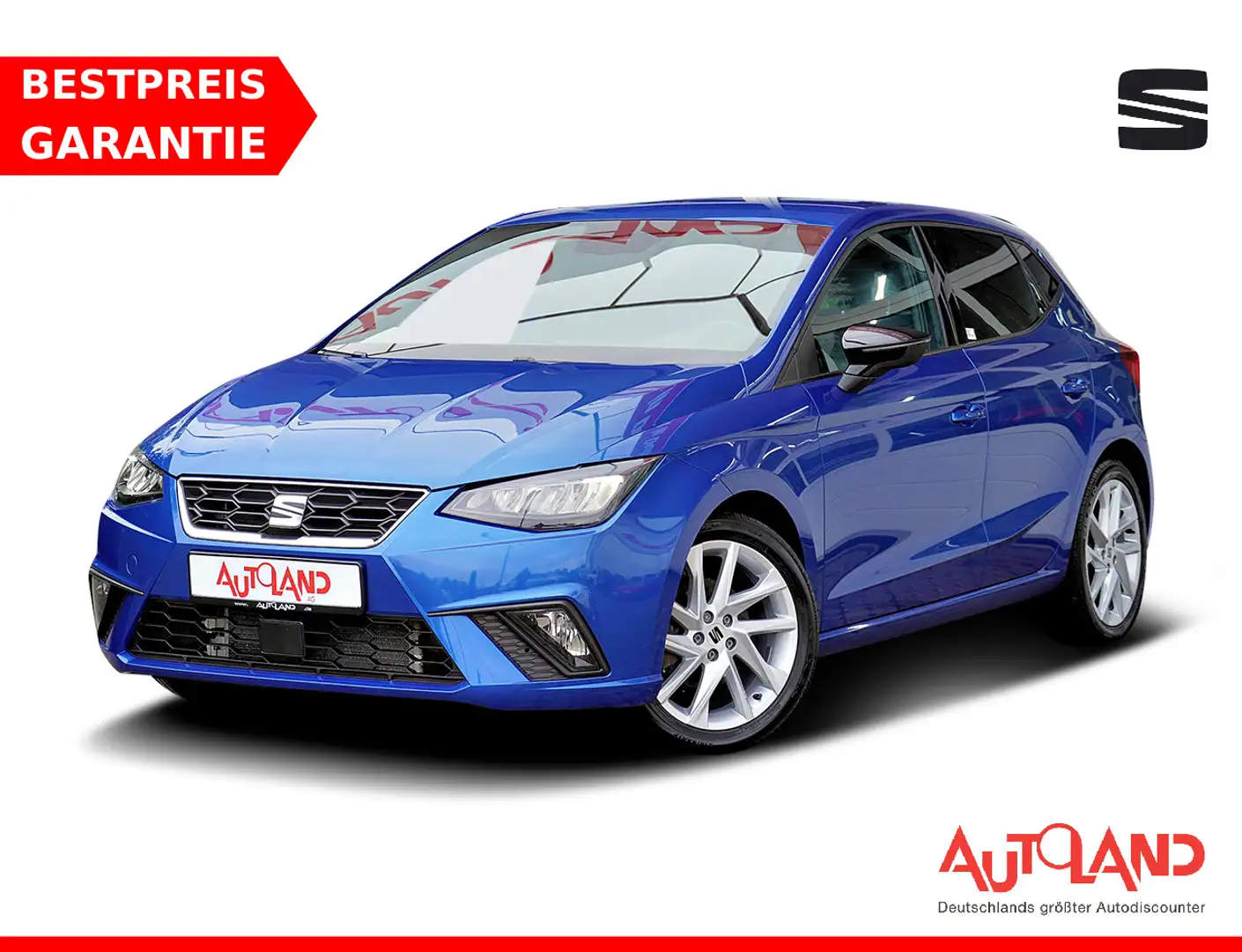 SEAT Ibiza 1.0 TSI FR DSG LED DAB SmartLink Klimaaut. Blau - 1
