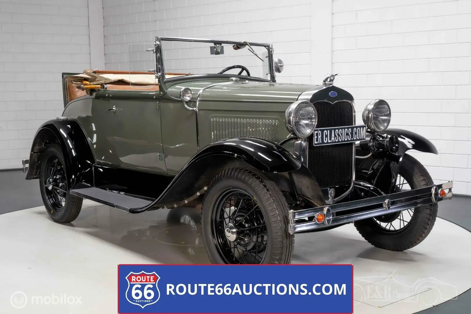 Ford Model A Cabriolet 1931 | Route 66 auctions Зелений - 1