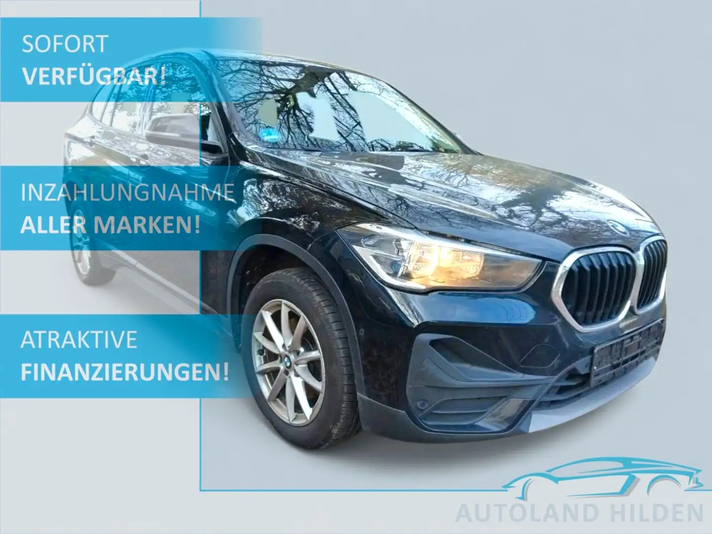 BMW X1 sDrive 18d Advantage/Navi/PDC/Scheckheft/1Han Schwarz - 1