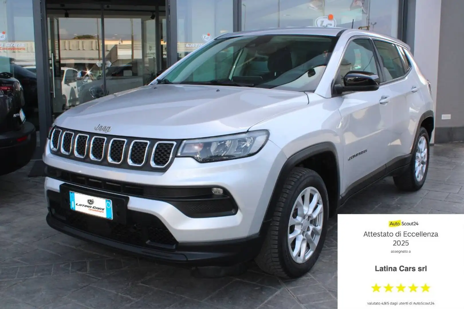 Jeep Compass 1.5 t. t4 mhev Business 130cv dct Con NAVIGATORE Grigio - 1
