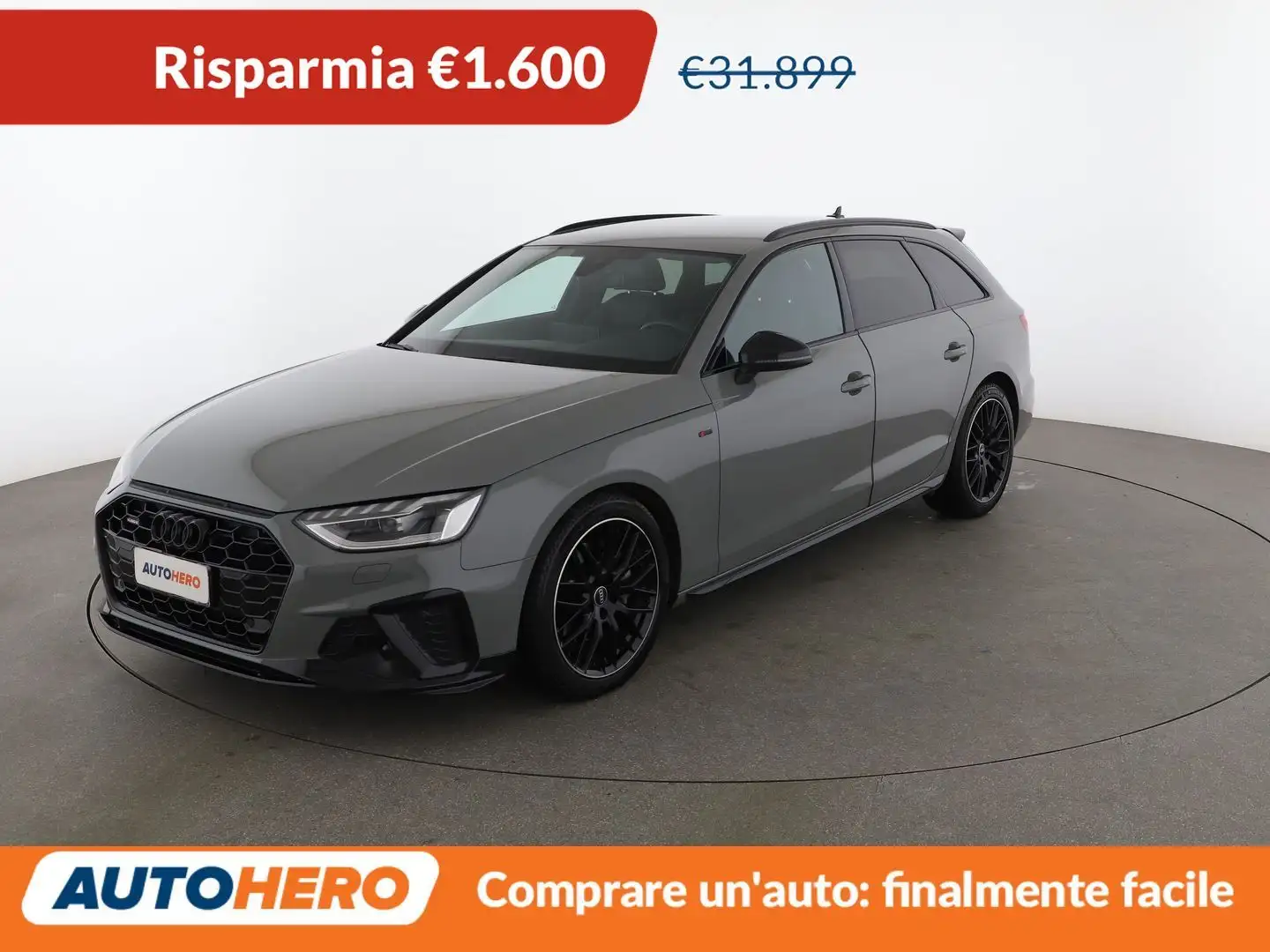 Audi A4 40 TDI Mild-Hybrid S line edition S tronic MHEV Grau - 1