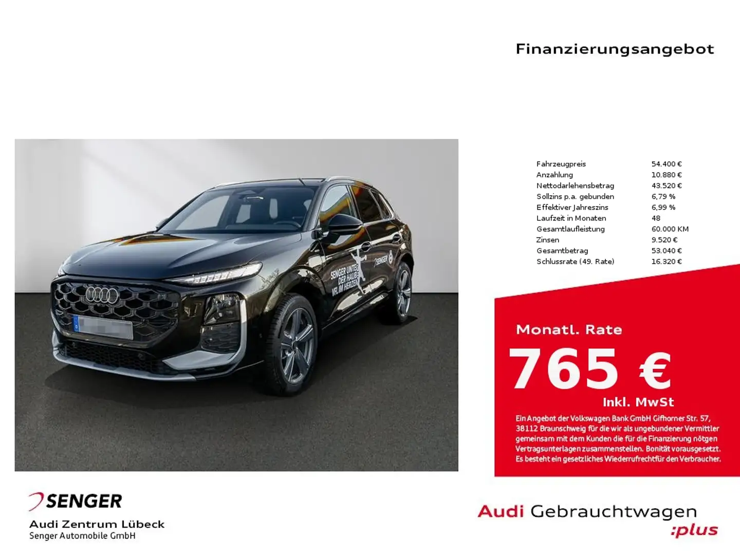 Audi Q3 SUV e-hybrid Tech plus Paket Funktions-Paket Schwarz - 1